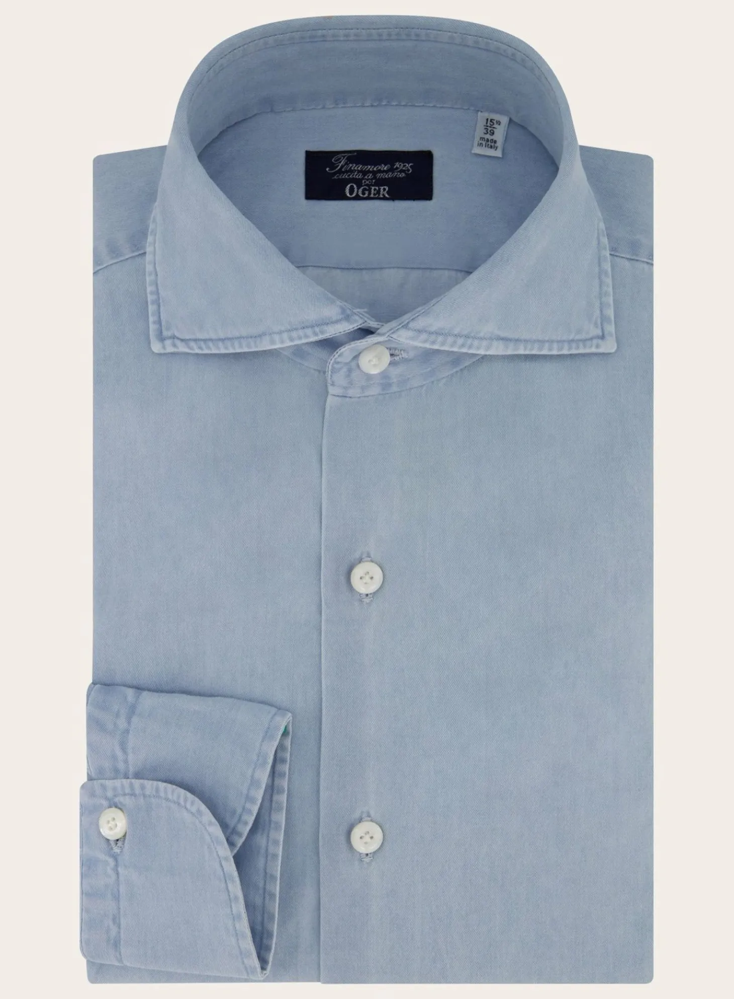 Denim Shirt Van Katoen