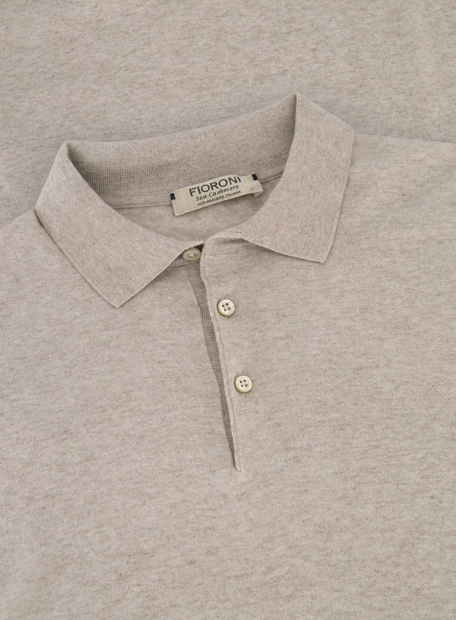 Polo Van Katoen En Cashmere