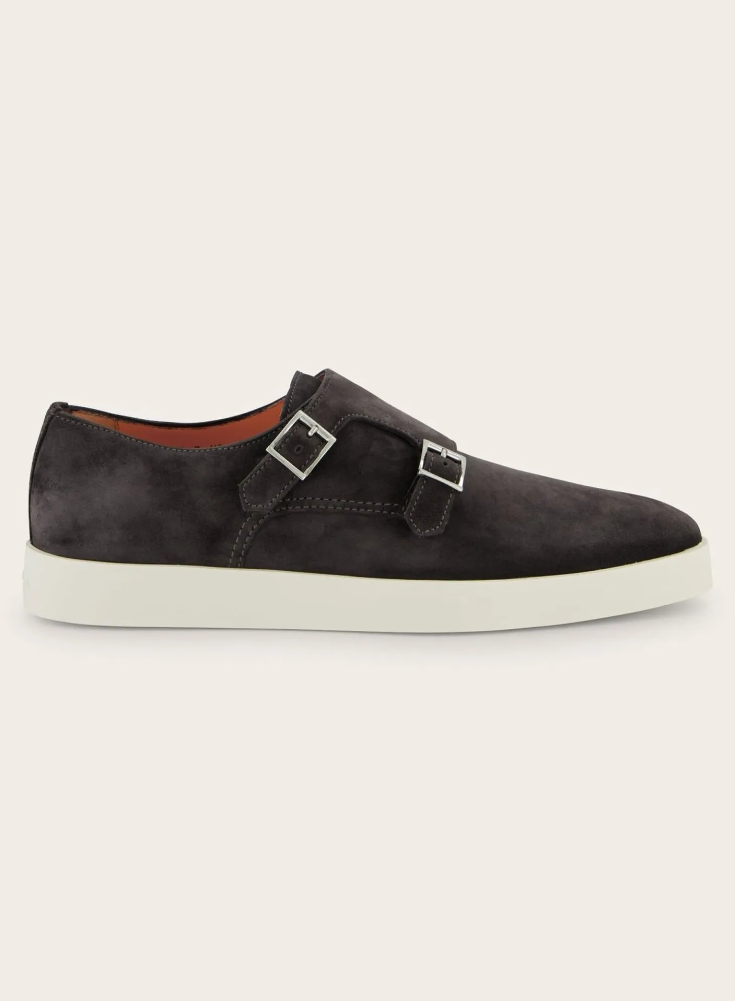 Suede Dubbele Gespsneakers Atlantis