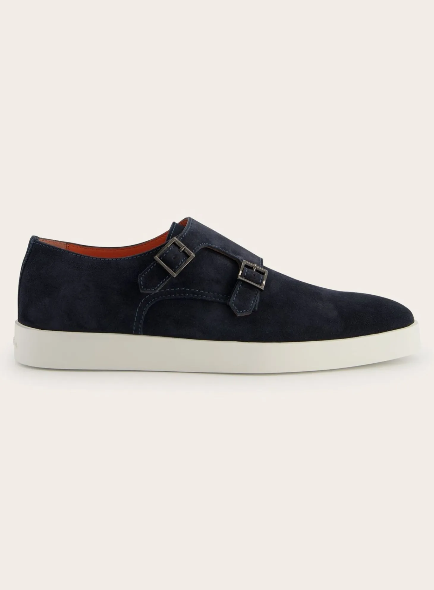 Suede Dubbele Gespsneakers Atlantis