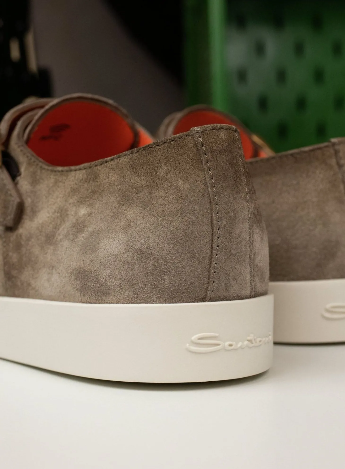 Suede Dubbele Gespsneakers Atlantis