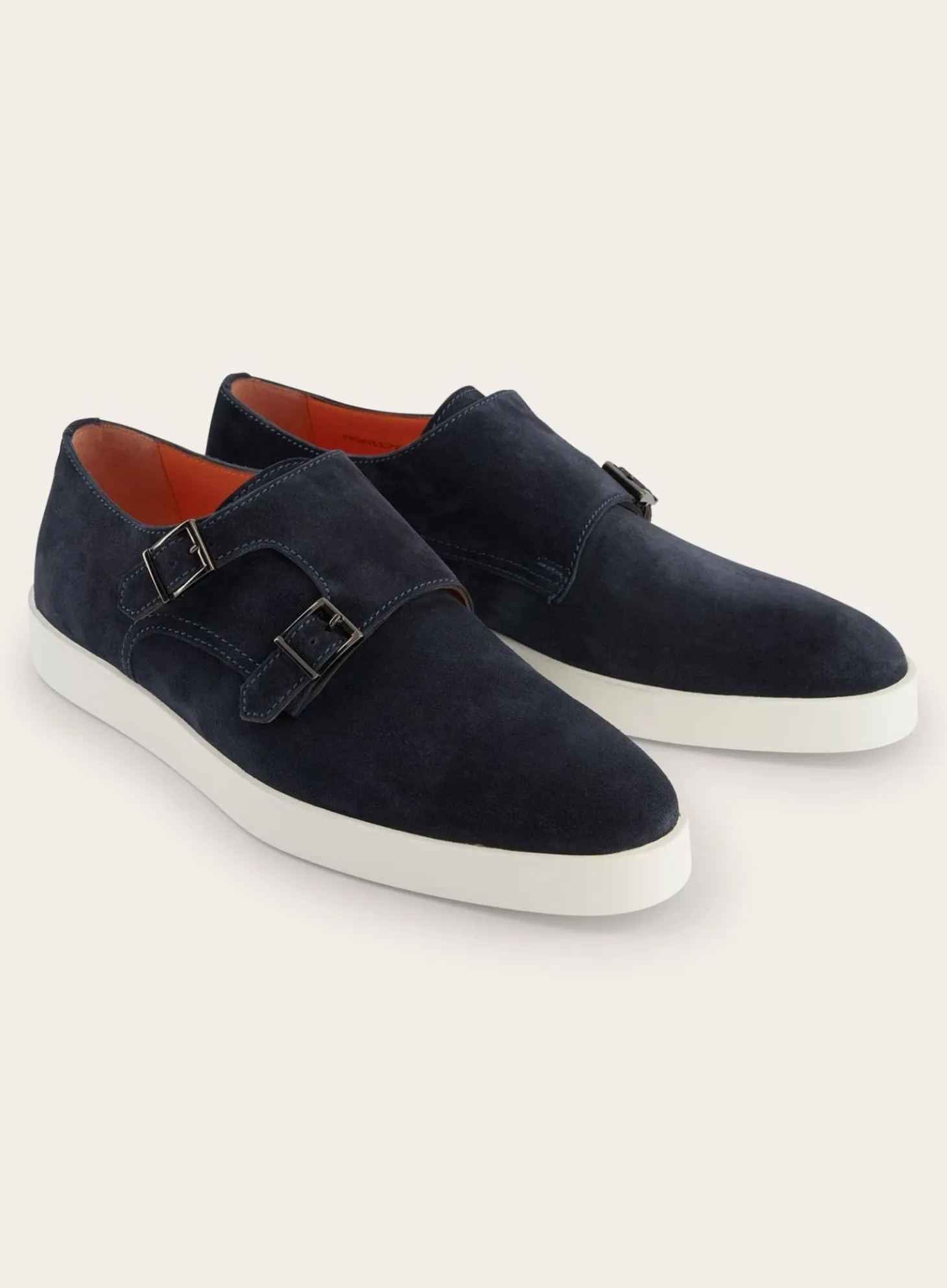Suede Dubbele Gespsneakers Atlantis