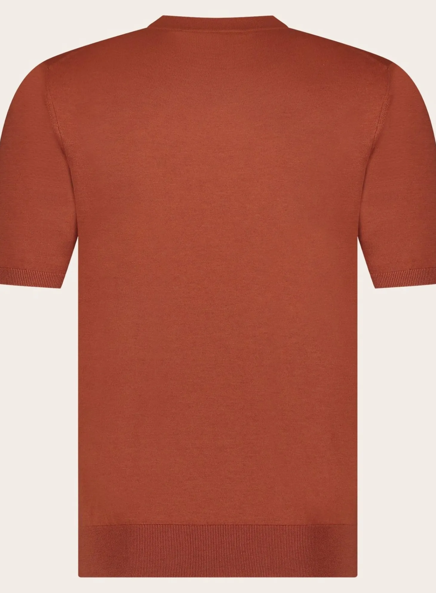 T-Shirt Van Katoen En Cashmere
