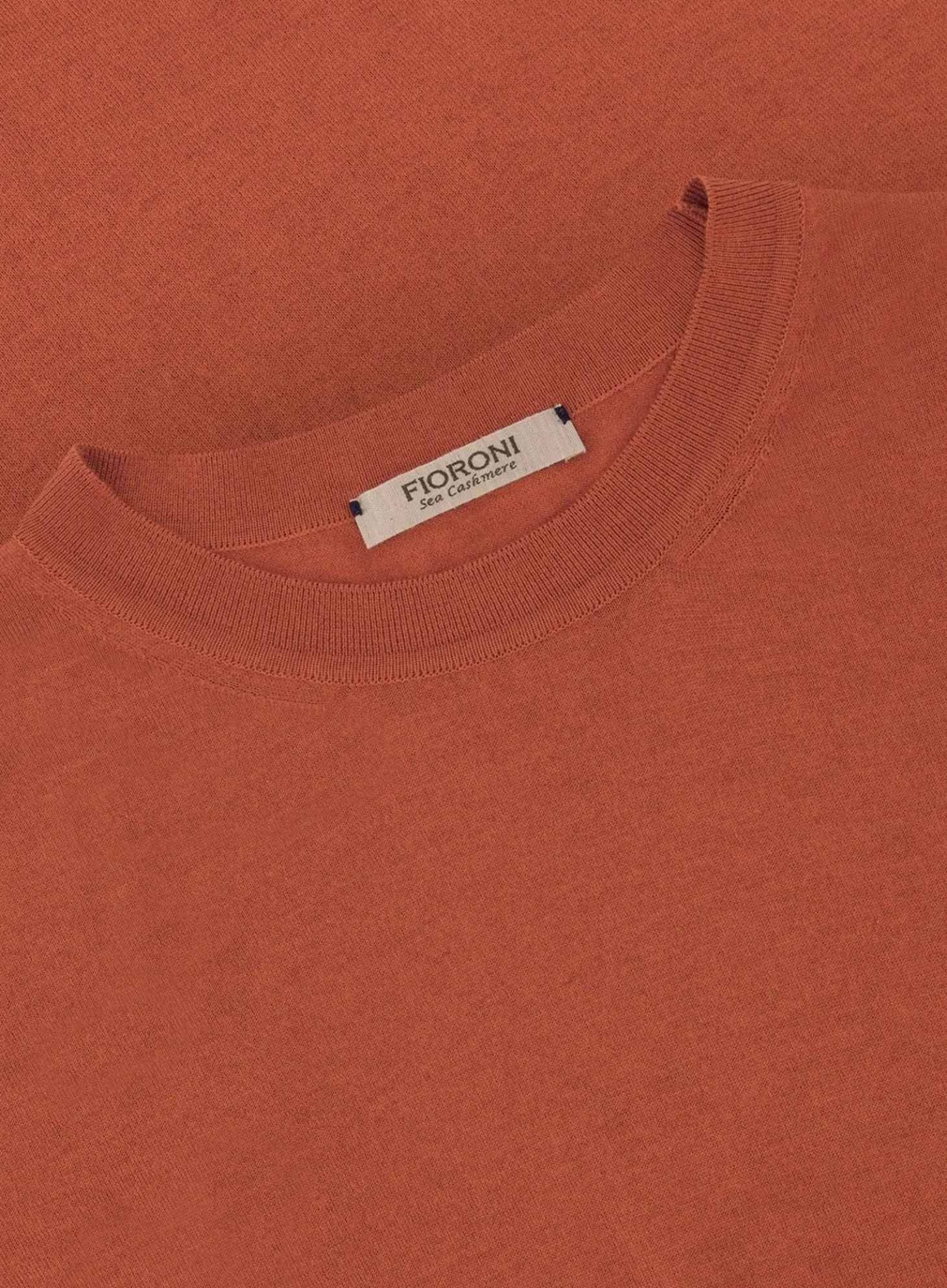 T-Shirt Van Katoen En Cashmere