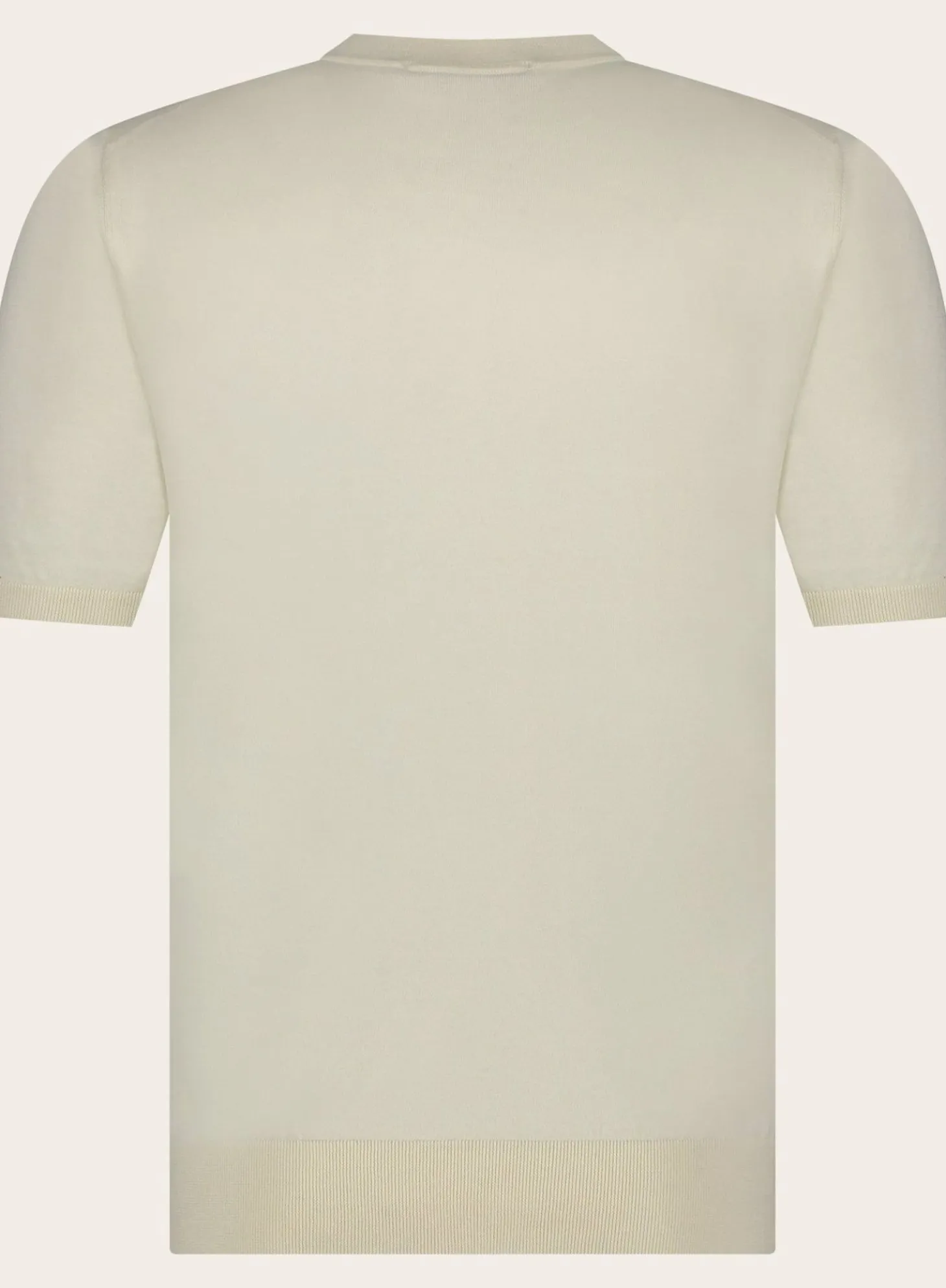 T-Shirt Van Katoen En Cashmere