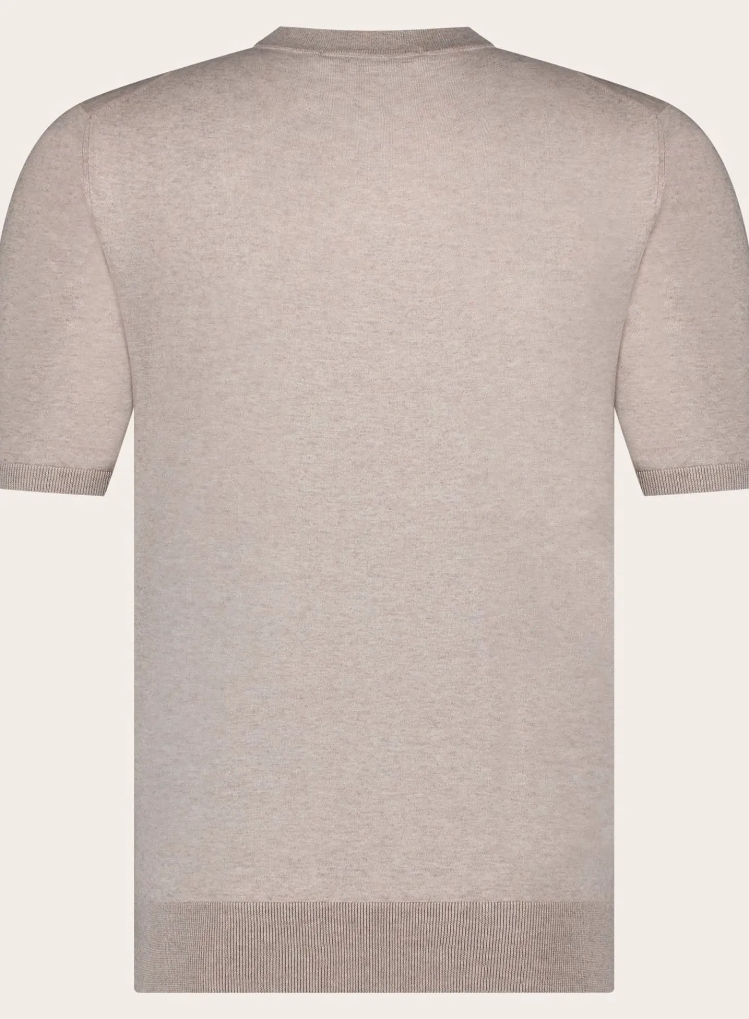 T-Shirt Van Katoen En Cashmere
